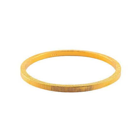 Vietnamese Brushed Gold-Plated Nail Sand Chopstick Bracelet for Women, Imitation Gold Bracelet, Light Luxury Niche Plain Ring Square Heritage Bracelet