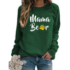 round neck green / S