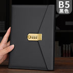 B5 Black Code Book [320 Page] Large Pan Pattern