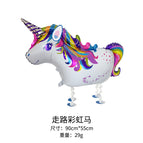 Walking rainbow horse (with rope)