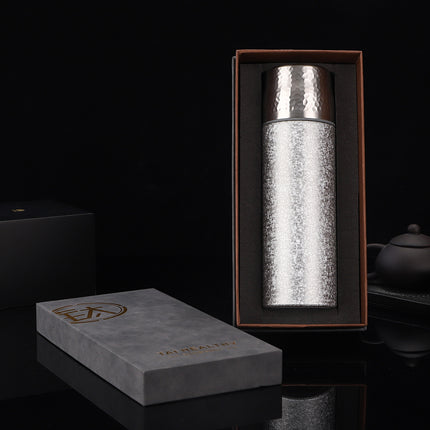New High-Looking Pure Titanium Insulated Titanium Cup, Light Luxury and High-End Business Gift Water Cup, High-End Household Tea Cup