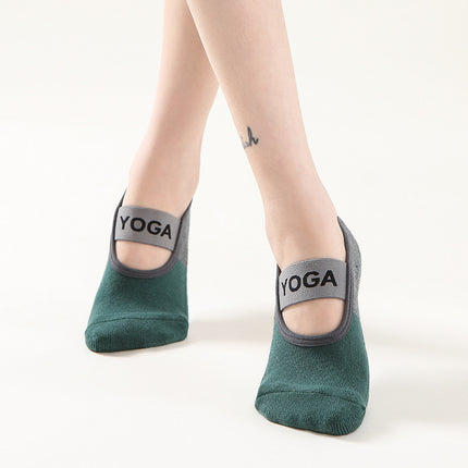 Yoga Yoga Socks Non-Slip Women's Thin Summer Five-Finger Socks Non-Slip New Fitness Indoor Sports Pilates Socks