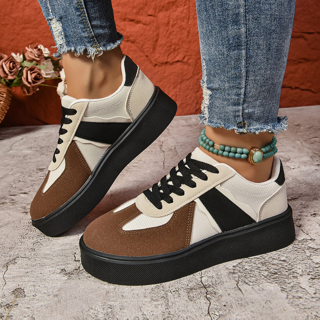 Universal Retro German Training Shoes Women's 2024 Autumn New Thick-soled All-match Women's Shoes Casual Sports Shoes Board Shoes
