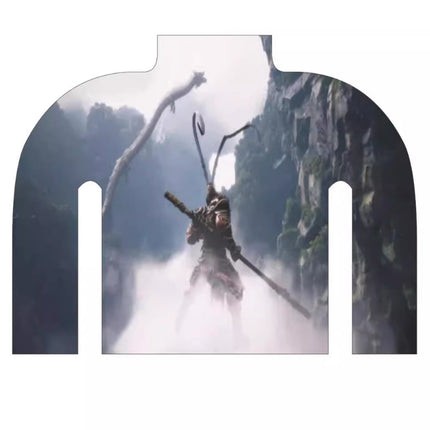 Popular Black Myth Wukong Printed Pleated Top Fantasy Heaven and Land National Trend Miyake 3D Printed Short Sleeve T-Shirt Wholesale