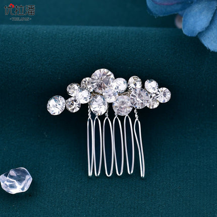 Youlapan Foreign Trade Bridal Set with Diamond-Encrusted Hair Accessories, Hairpin, Wedding Updo Accessories, Hair Comb, Hair Ornament Hp387