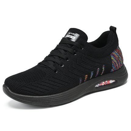 Women's Sports Shoes, New Summer Models, Polyurethane Shoes, Women's Air-Cushioned Trendy Shoes, Fly-Knit Soft-Soled Foreign Trade Women's Shoes