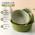 3-Piece Set: avocado green large + medium + small size