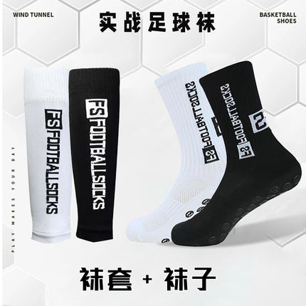Cross-border Xiyin Amazon Explosions TC Long Nylon Sweat Absorbing Deodorant Dispensing Anti-slip Football Socks Socks Combination