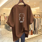 Brown [back bear-white] / S