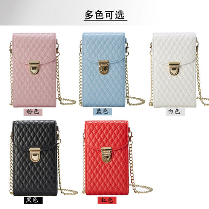 Factory direct niche design mobile phone bag messenger bag women's fashion shoulder small square bag mini mobile phone bag small fragrant style