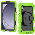 Samsung Tab A9 8.7（X110/115/117） / Black PC + yellow green silicone