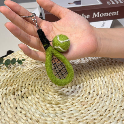Nepalese Handmade Wool Felt Finished Vegetable and Fruit Bag Pendant Cute Bread Keychain Creative Decoration