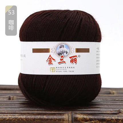 Jin Sanli acrylic baby line hand woven shoes cushion bag scarf diy hook shoes cushion wholesale specials