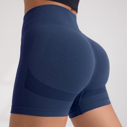 Mu Yao European and American Seamless Yoga Shorts for Women, Peach Butt Tight-Fitting Butt-Lifting Sports Shorts, Running Quick-Drying Fitness Pants