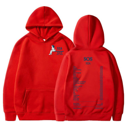Sza Good Days Pattern Trendy Fashion Hoodie Sos New Music Al