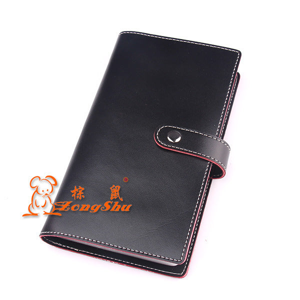 120-Card Business Office Business Card Holder, Large Capacity Business Card Case, Business Card Holder for Men and Women, with Company Logo