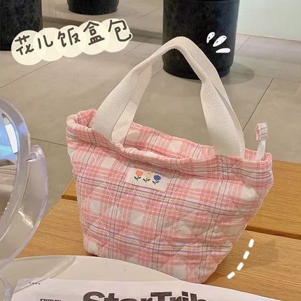 Insulated Lunch Box Bag, Handbag, Thickened Aluminum Foil, Waterproof, for Office Workers, Lunch Bag for Elementary School Students, Portable Lunch Pouch