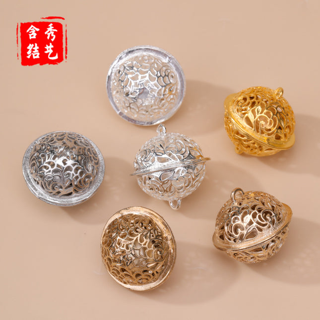 Flower Qian Gu Bell Foot Bell Palace Bell Curtain Bell Pendant Ancient Style Spring Festival Accessories Color-Preserving Phone Pendant Ornament