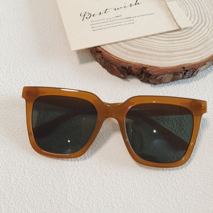 Champagne Color Sunglasses UV-resistant Sunglasses 2025 New Cross-border Trendy Men's and Women's Sunglasses