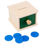 Mini coin box (blue coin)
