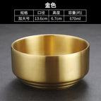 14cm Korean-style bowl (golden without cover)