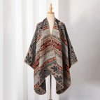 Slit scarf-camel