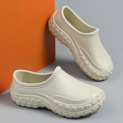 Cross-border 2025 new chef shoes non-slip shoes single size kitchen shoes garden labor protection waterproof work shoes for men and women wholesale
