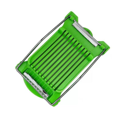 10-Line Lunch Meat Slicer Household Fruit Vegetable Cutter Kitchen Egg Ham Potato Stainless Steel Wire Slicer