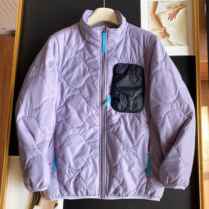 2025 Couple's New Autumn and Winter Outdoor Water-Repellent Lightweight Thickeneded Warm Stand-Up Collar Cotton Jacket 2532