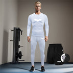 White bat white long-sleeved three-piece suit / S