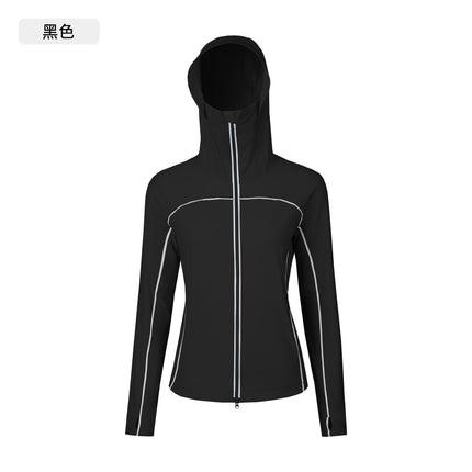 Summer hooded face-covering sunscreen women's UPF50 UV-resistant breathable quick-drying sunscreen jacket D25019
