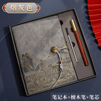 Smoke gray set box (notebook sandalwood pen refill)