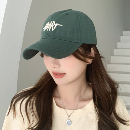 Big brim baseball cap women's spring and summer sunscreen hat casual tide big head circumference deepened face small cap