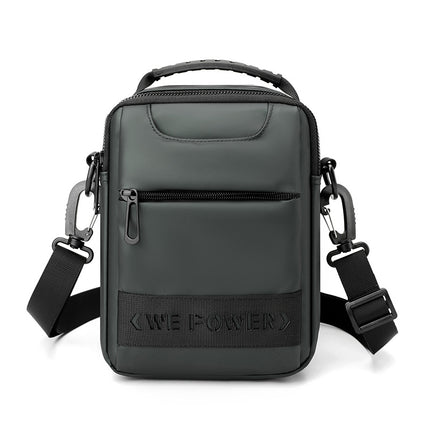Wepower New Simple Men's Small Bag Fashionable Crossbody Bag Wearing Belt Hanging Bag Portable Shoulder Carry-on Bag