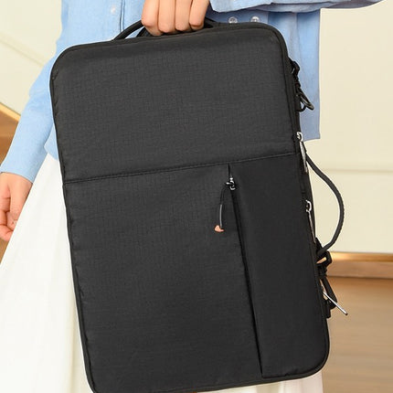Cross-Border Laptop Bag, Large Capacity, Multi-Pocket Tablet Storage Bag, Fashionable and Versatile Notebook Liner Bag