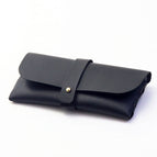 Black leather box [button] + glasses cloth