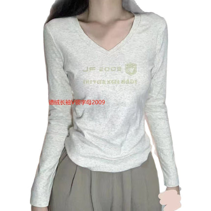 Derong V Neck Long Sleeve Women
