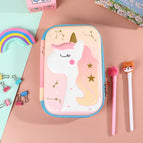 Pink Blue Zipped Unicorn