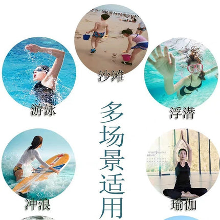 Cross-Border New Beach Shoes Non-Slip Soft Sole Outdoor Wading and River Tracing Shoes Indoor Fitness Sports Shoes Yoga Shoes Mixed Hair