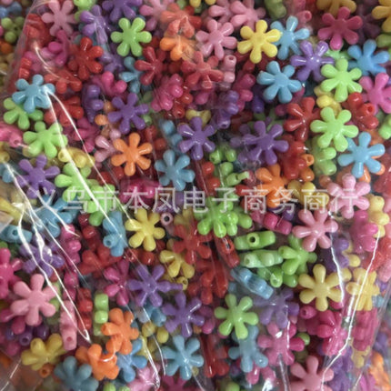 solid color color beads diy bracelet string loose beads material children beaded handmade keychain jewelry accessories