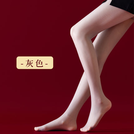Black Silk Women's Oil-smooth Oil Socks Thin Anti-hook Silk Pantyhose Pearlescent Anchor Horse Oil Pantyhose for Royal Sister