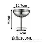 304 ice cream cup type a silver
