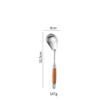 304 steel + rosewood handle / Rice spoon