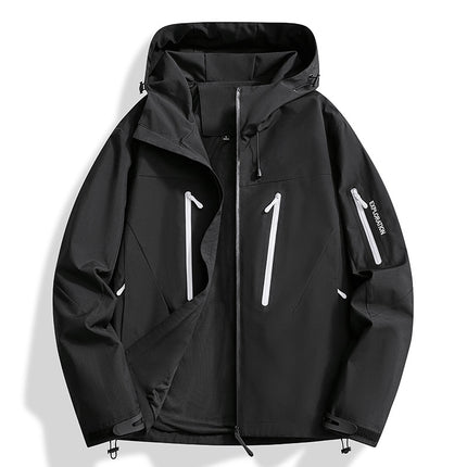 Bird's Nest Style Spring and Autumn Outdoor Jacket for Men, Windproof and Waterproof Mountaineering Jacket, Couple's Hiking Clothing