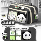 Small black pencil case-3 piece set