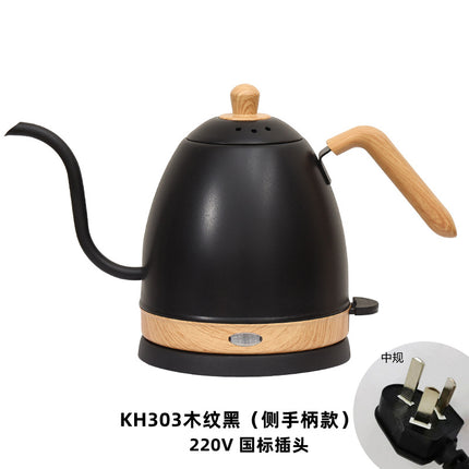 Cross-border kettle hand coffee pot food grade stainless steel slender mouth electric kettle tea gooseneck pot new