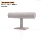 Single-layer bracelet frame ice gray velvet
