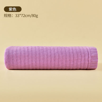 Gauze Pure Cotton Towel Three-layer Cotton Soft Plain Color Hair-free Dry Face Wiping Towel for Home Students Opening School Dormitory