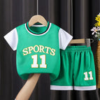 Green No. 11 [short-sleeved suit]] / 130cm