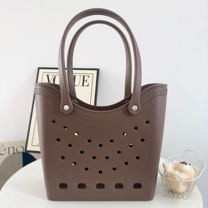 EVA Hole Bag 2025 Cross-border New Fashion Seaside Waterproof Beach Bag Large Capacity Tote Bag Single Shoulder Bag